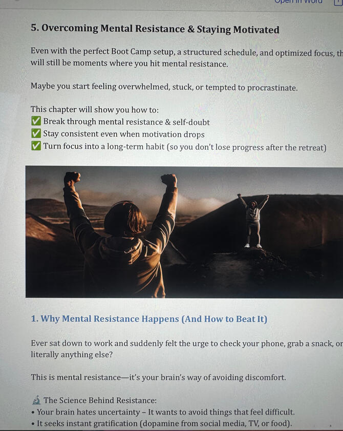 Mental Road Blocks