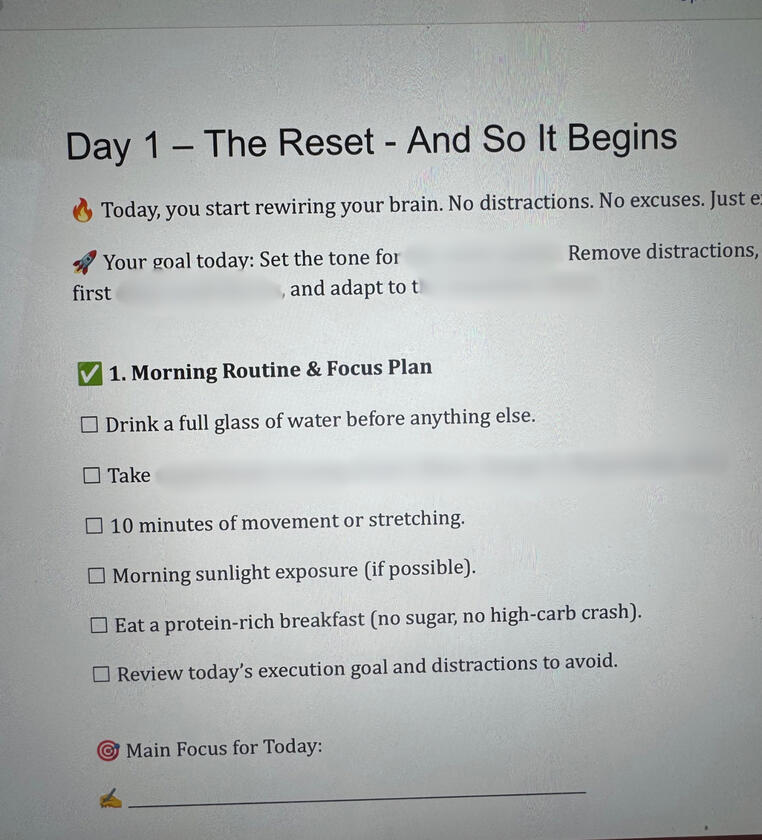 Workbook Day 1